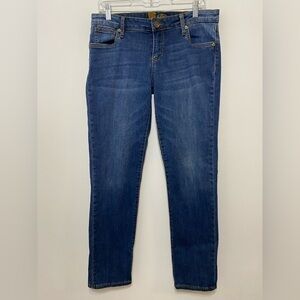 Kut From The Kloth Mid Rise Straight Leg Jeans